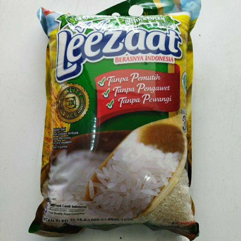 

BERAS LEEZAAT KEMASAN 3 KILOGRAM