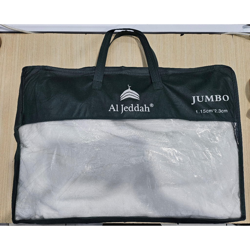 Kain Ihram Haji Umroh JUMBO AL Jeddah Ihrom Pria Dewasa SET