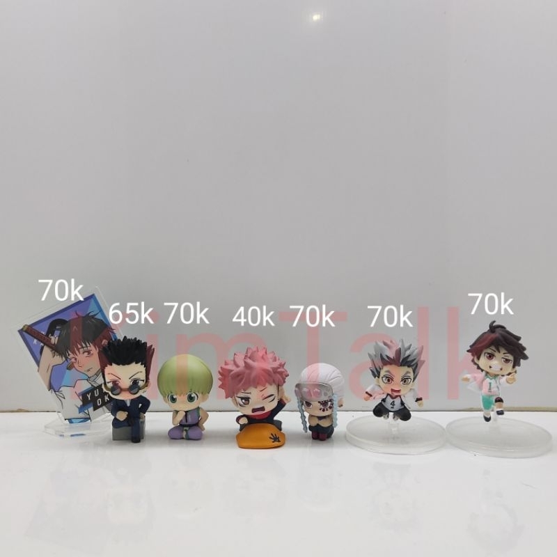 Figure Gachapon Haikyuu JJK Jujutsu Kaisen KNY Kimetsu No Yaiba HXH Hunter x Hunter