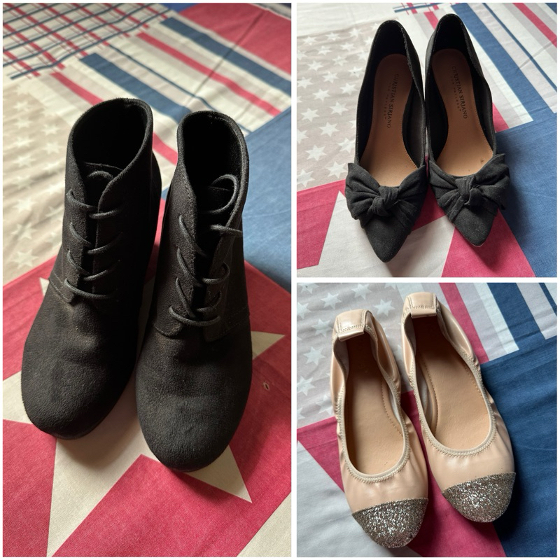 PRELOVED SEPATU FLATSHOES BOOTS HEELS
