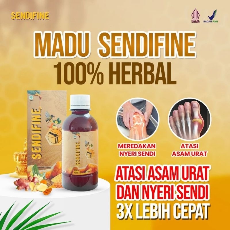 MADU SENDIFINE EFEKTIF ATASI NYERI SENDI DAN PEGAL LINU MEMBANTU MENJAGA KESEHATAN TULANG