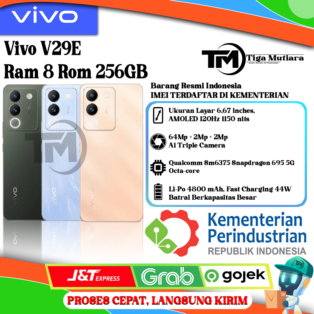 Vivo V29E Ram 8 Rom 256GB