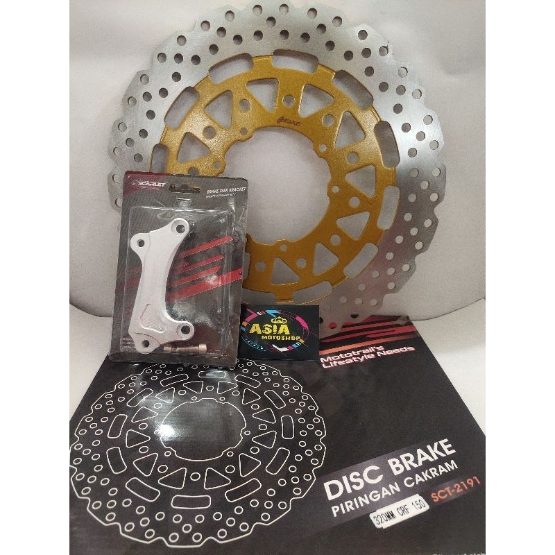 PIRINGAN CAKRAM DISC DEPAN CRF / PIRINGAN DEPAN CRF UKURAN 320MM