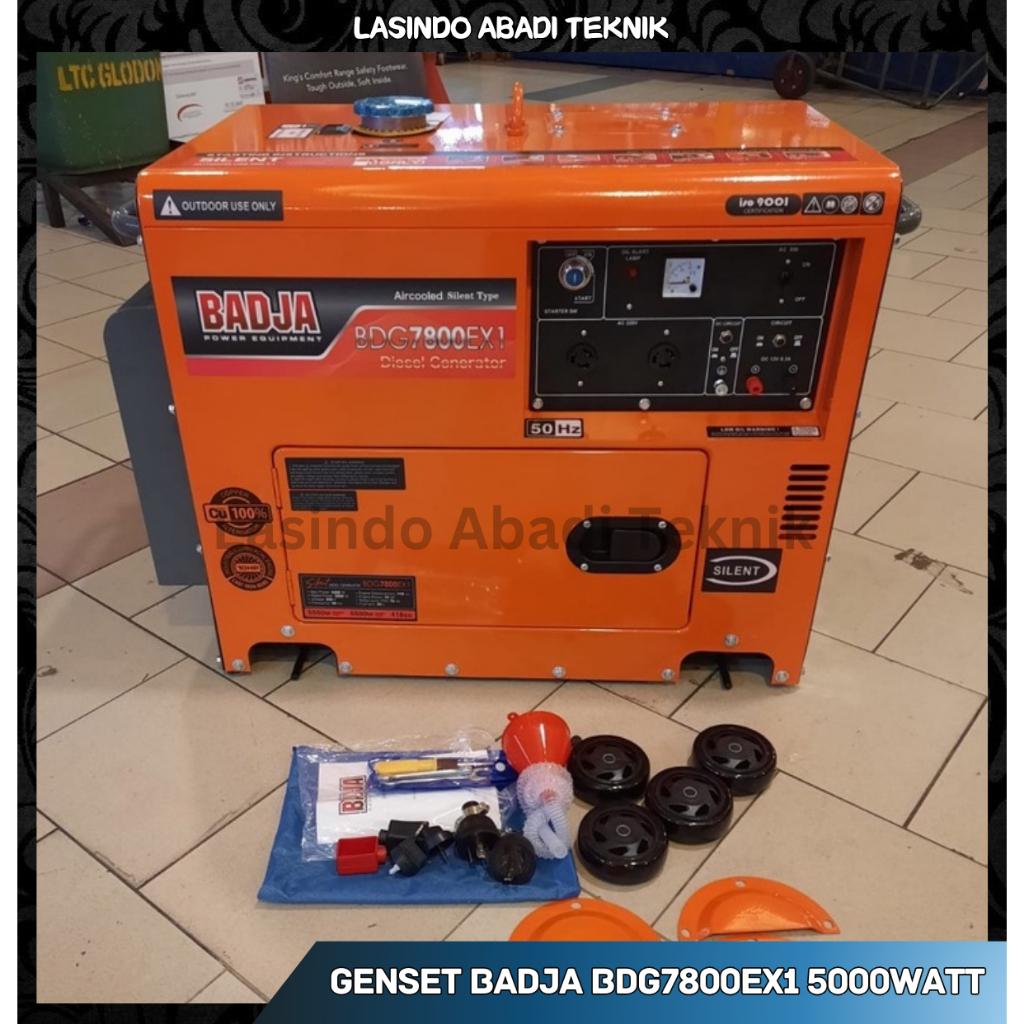 Genset Badja BDG7800EX1 5000WATT Genset Solar BDG 7800 EX1 5000 WATT