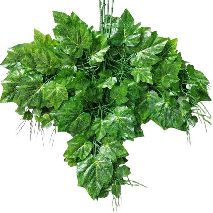 DAUN ANGGUR PREMIUM ARTIFICIAL PLASTIK HIJAU PUTIH GOLD 1 Lusin 12 Batang Dekorasi Wedding