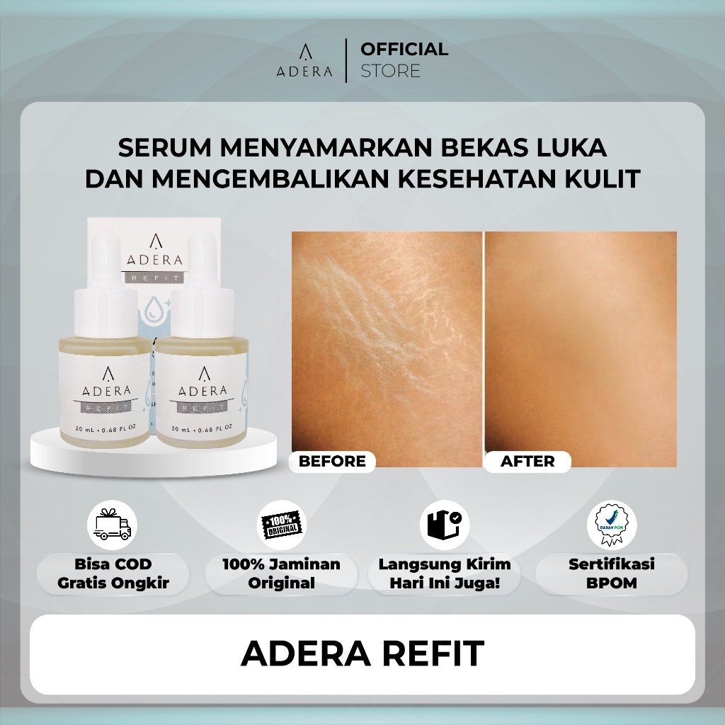 PAKET BUNDLING Collagen Serum Adera Refit Menyamarkan Bekas Luka dan Mengembalikan Kesehatan Kulit S