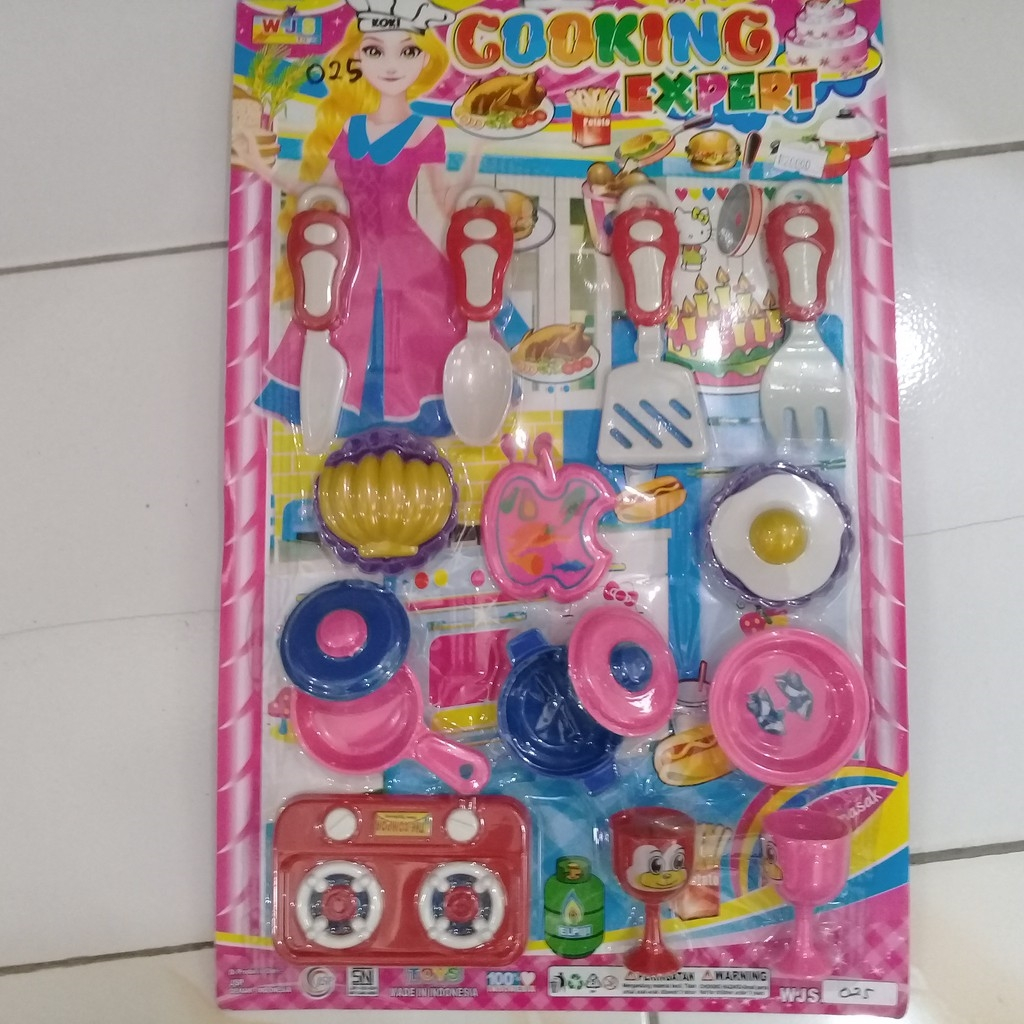 PROMO  mainan masak masakan / kitchen set kit WJS 025
