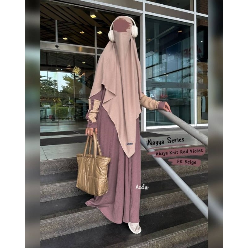 gamis knit |inayya knit by azda