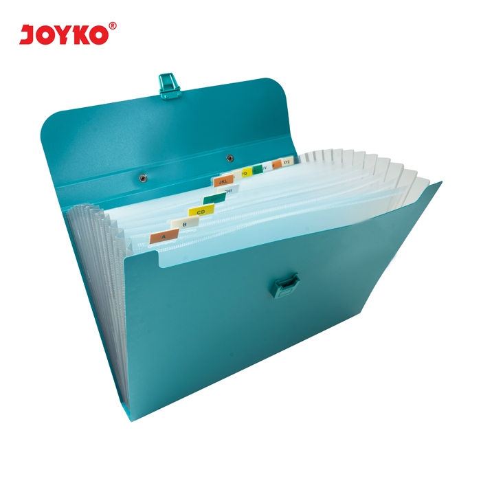 

(1 Pcs) Map Harmonika Expanding File Handle Tenteng JOYKO EF-2638 Plastik Button Dokumen Sertifikat