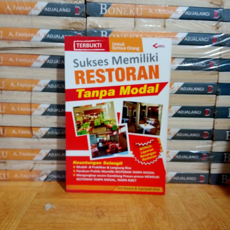 

BUKU ORIGINAL - SUKSES MEMILIKI RESTORAN TANPA MODAL