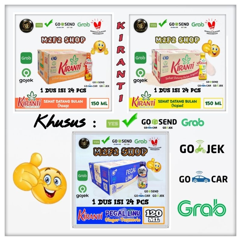 

Kiranti Minuman Kesehatan Datang Bulan Semua Rasa Kemasan Karton (Khusus Bluebird/Gojek/Grab)