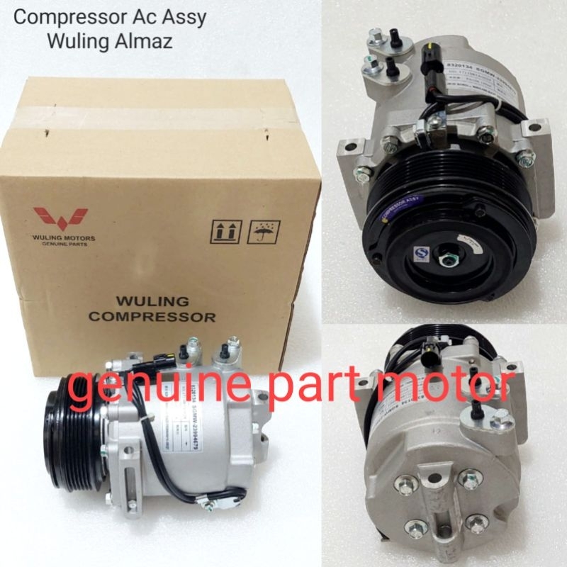 COMPRESOR KOMPRESOR AC ASSY WULING ALMAZ ASLI ORIGINAL