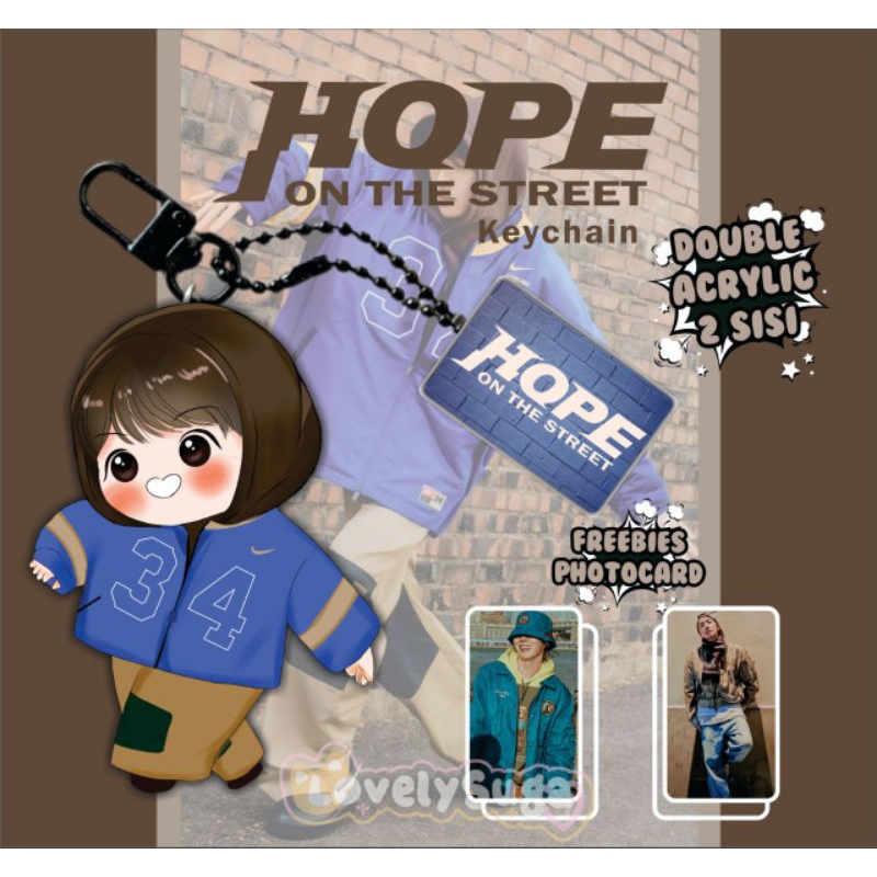 HOPE ON THE STREET KEYCHAIN