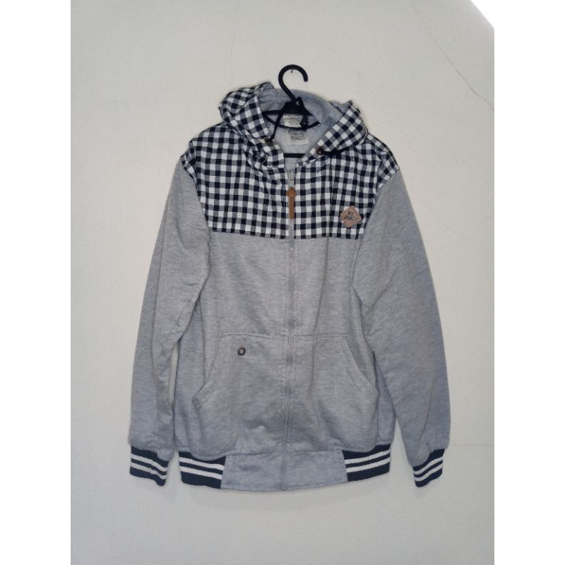 jaket Zipper vj jump second thrift preloved
