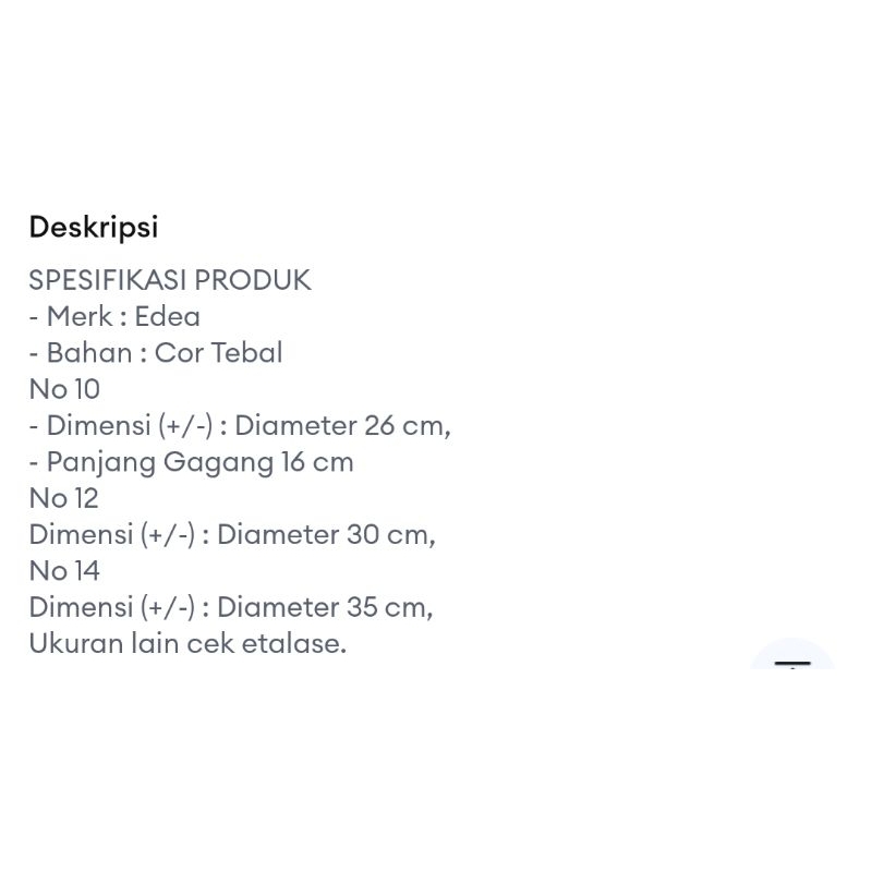 wok pan wajan gagang kayu anti lengket