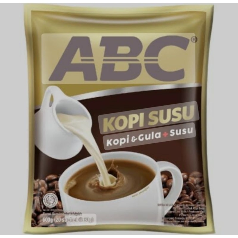 

Kopi susu ABC sachet rentengan uk. 30gr