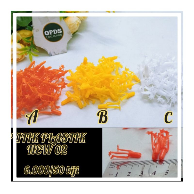 Putik Bunga Plastik New 02 Putik Bunga Warna Putik Imitasi Putik Bunga Artificial Putik Bunga Plasti