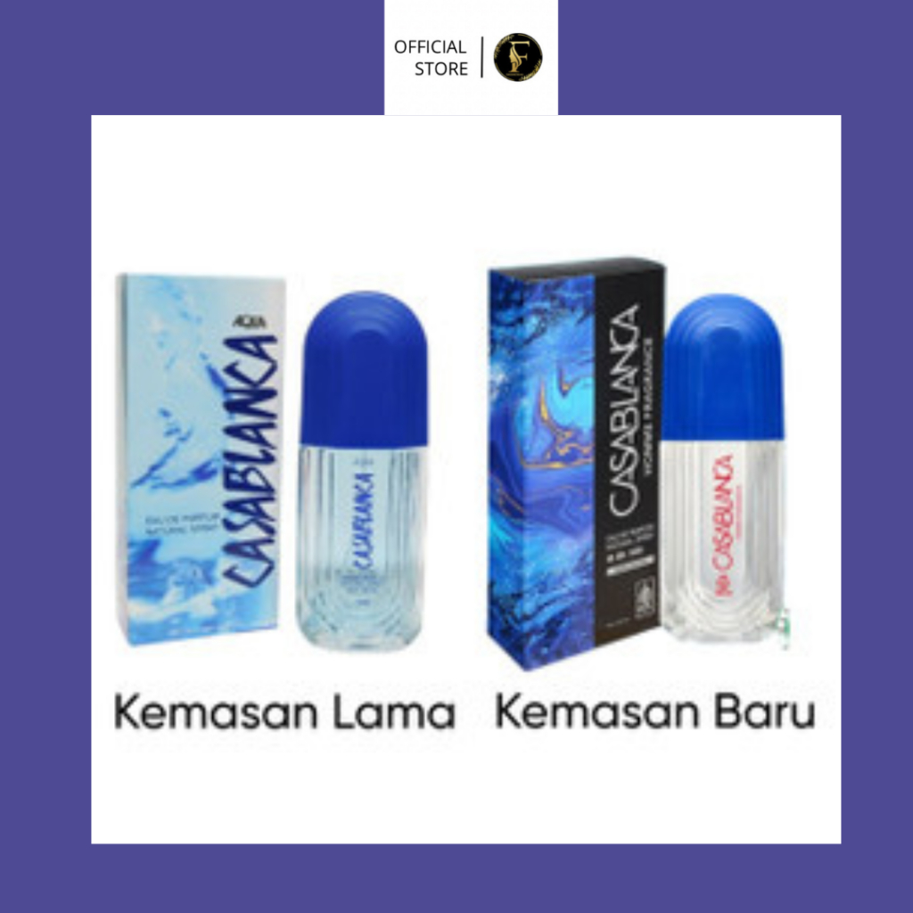 casablanca edp parfume 100ml biru (kemasan baru)