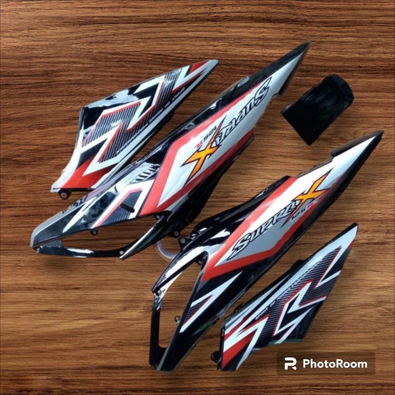 Body Supra x125 honda supra x 125 model lama set stiker
