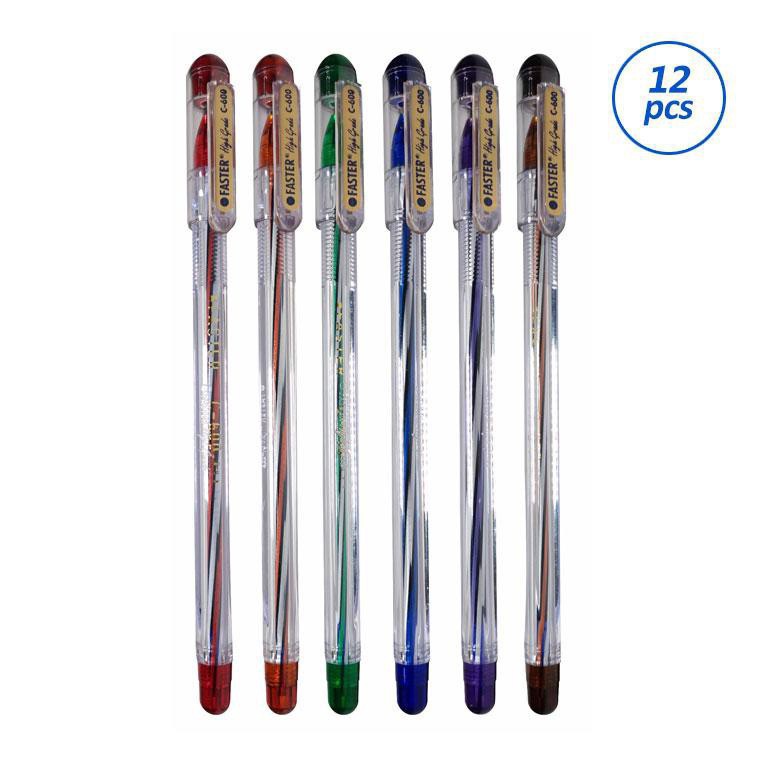 

Harga termurah Pulpen Faster 6 7mm isi 12 ps Pena Ballpint Q9Y