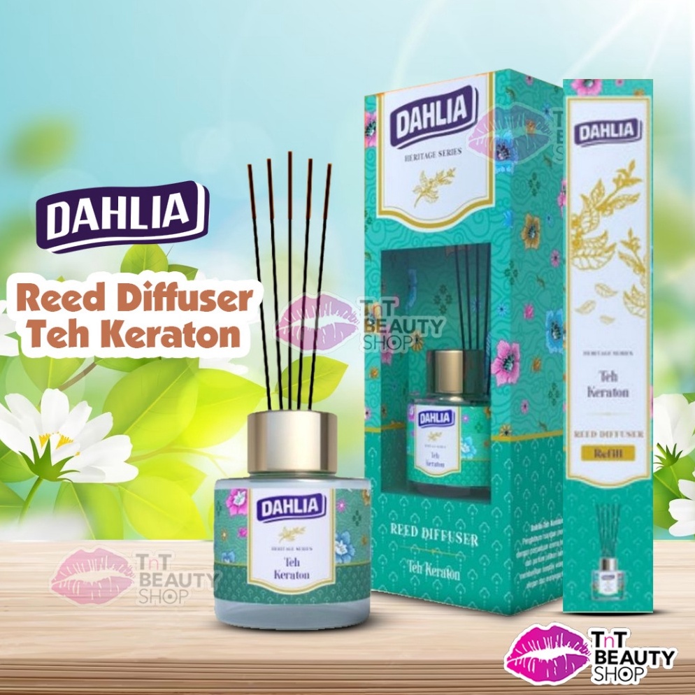 Makin murah Dahlia Reed Diffuser Pengharum Ruangan Heritage Series  Dahlia Teh Keraton Pewangi Ruang
