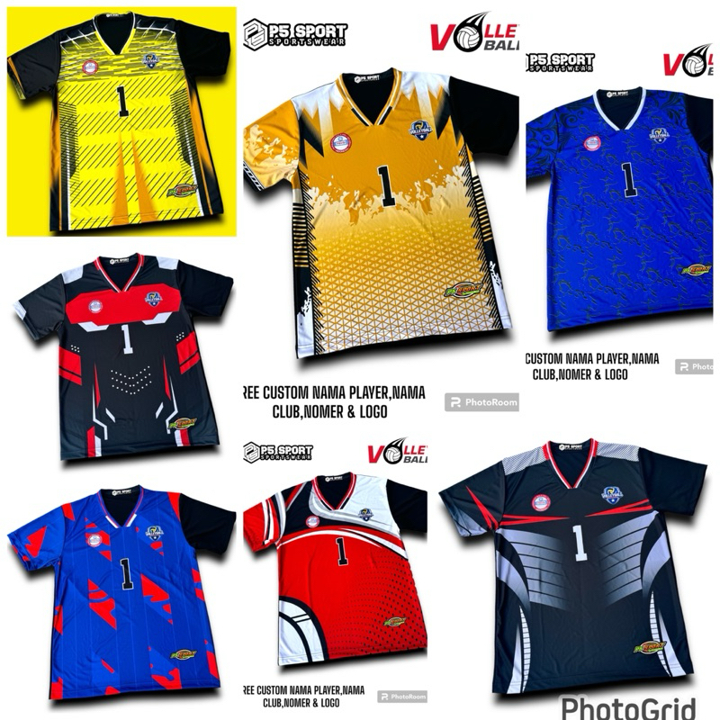 BAJU VOLI MODEL STANDAR UNISEX (putra/putri)