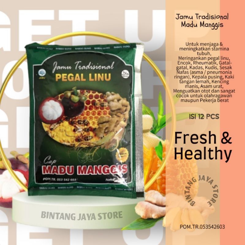 

JAMU PEGAL LINU , Cap MADU MANGGIS
