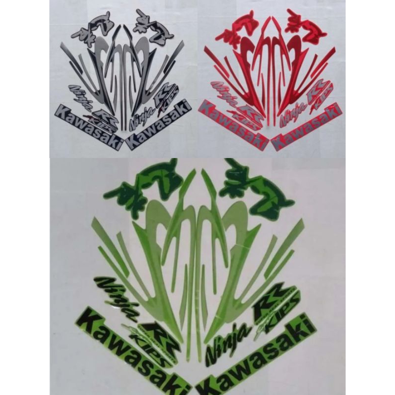 STIKER STRIPING LIS LES POLET PLAY BODY MOTOR KAWASAKI NINJA RR 2011 SE