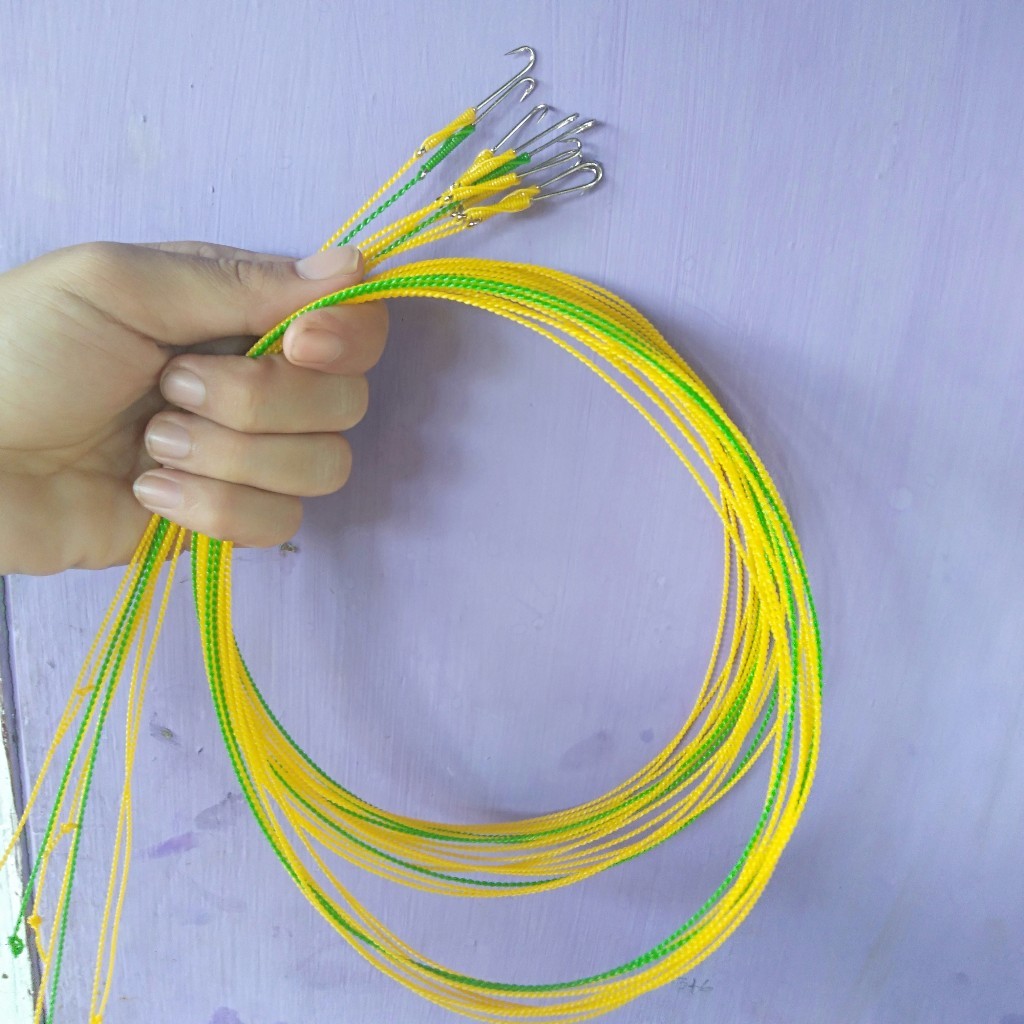 3buah pancing belut sawah murah kail belut baja berkualitas