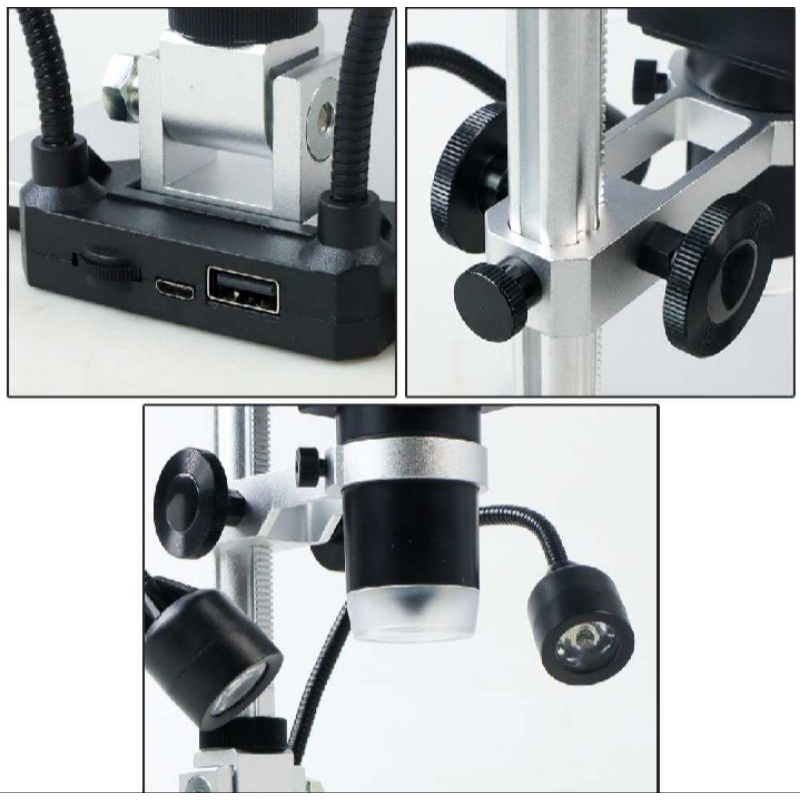 microscope digital 12mp display 9 inch