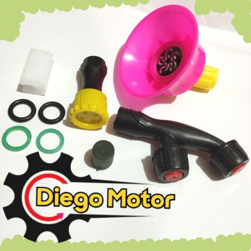16L Aksesoris Pompa Sprayer Semprot Hama Elektrik 12V Cba Nozel Knob Potensio Seal dll