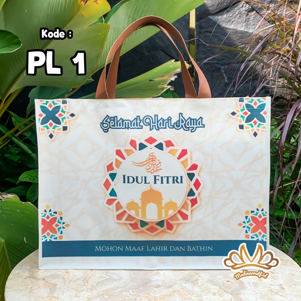 

Goodiebag Hampers Lebaran Idul Fitri JUMBO Ready Stock Tebal Premium Tas Parcel Hari Raya Kanvas Tali Kulit Sintetis