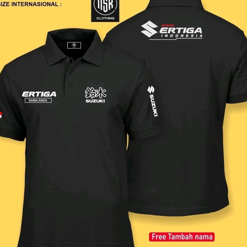t-shirt kaos kerah Suzuki Ertiga baju Ertiga  kaos ertiga PLAYMORE