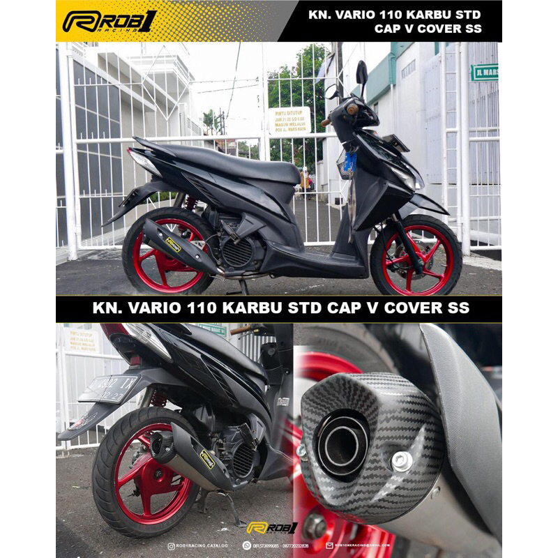 ROB1 knalpot  Vario Karbu 110