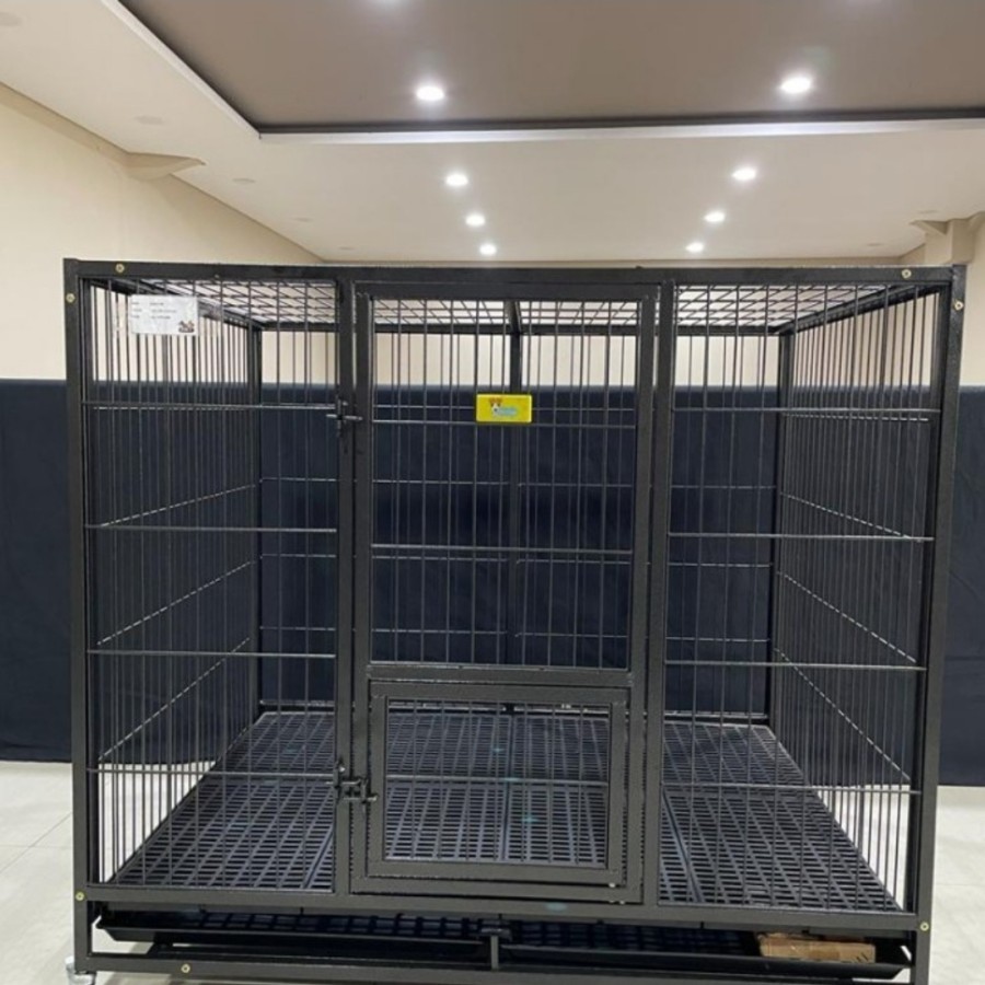 Kandang Anjing Besar Besi Kokoh & Tebal OCTAGON D-221PB
