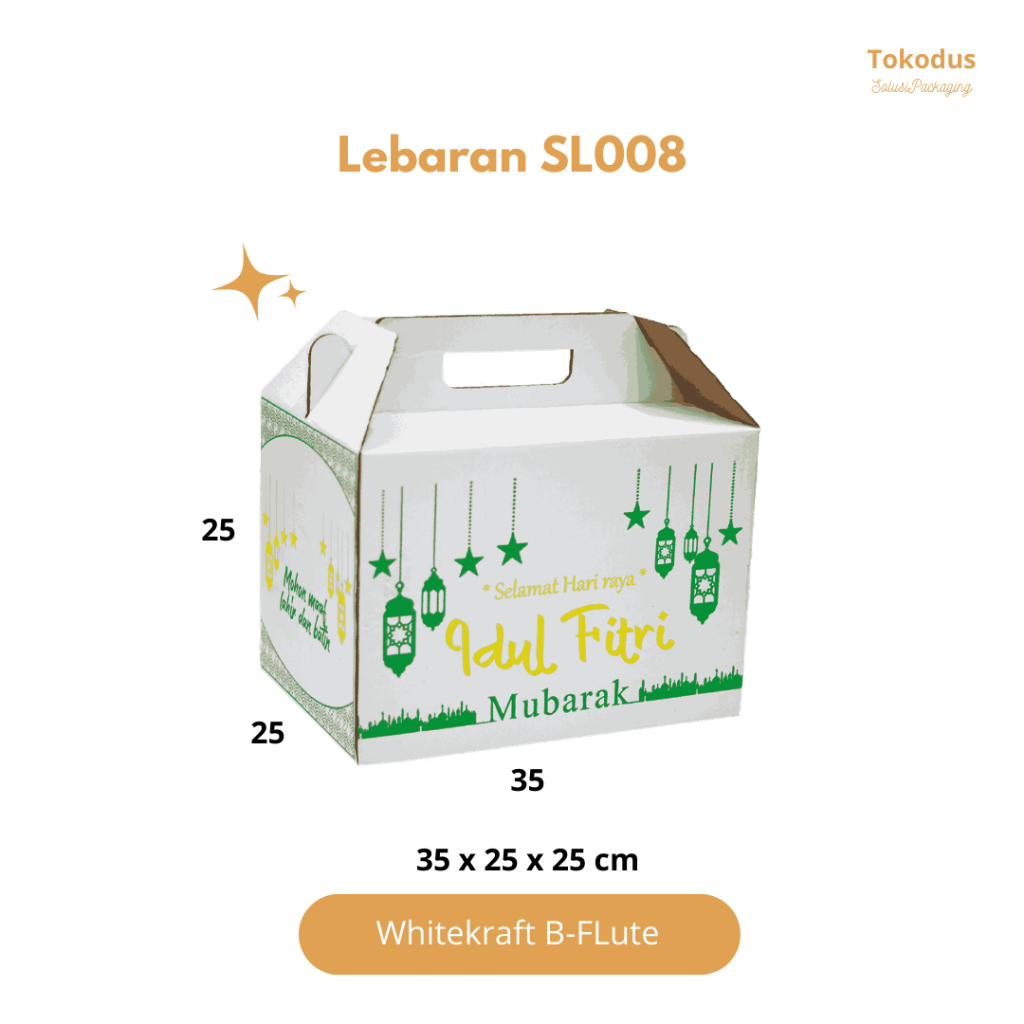 

Box Parcel (35x25x25 cm) (Jinjing) Kardus/Parcell/Lebaran/idul Fitri/Paket/sembako/hampers/eid mubarak - Tokodus Cimahi