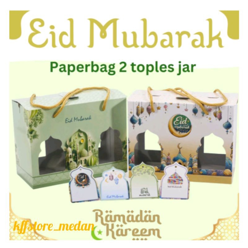 

Gable Box Eid Mubarak 18.5x9x14.2cm (per pcs)