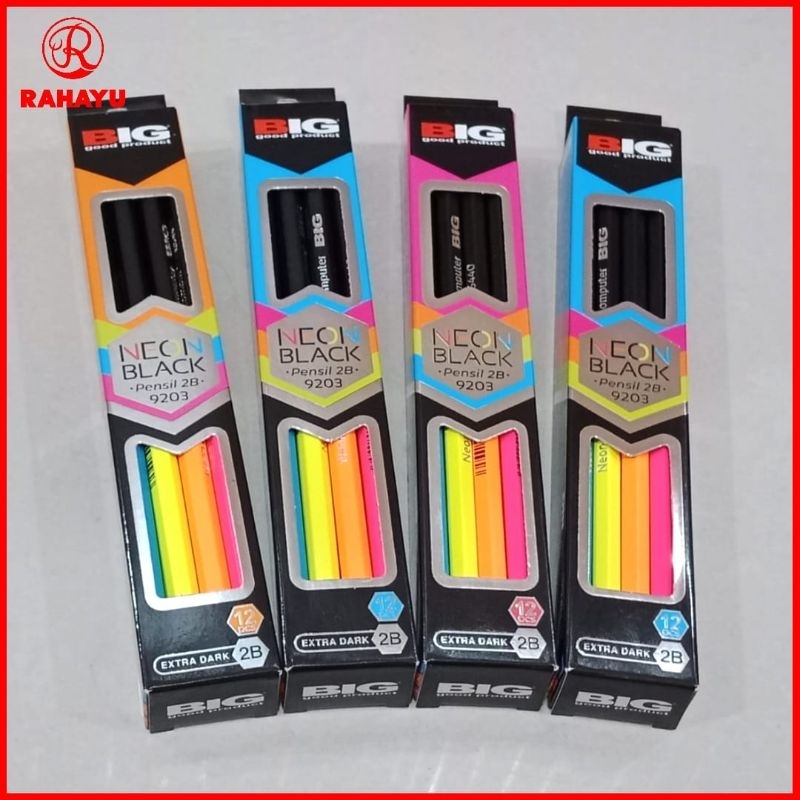 

PENSIL BIG NEON BLACK
