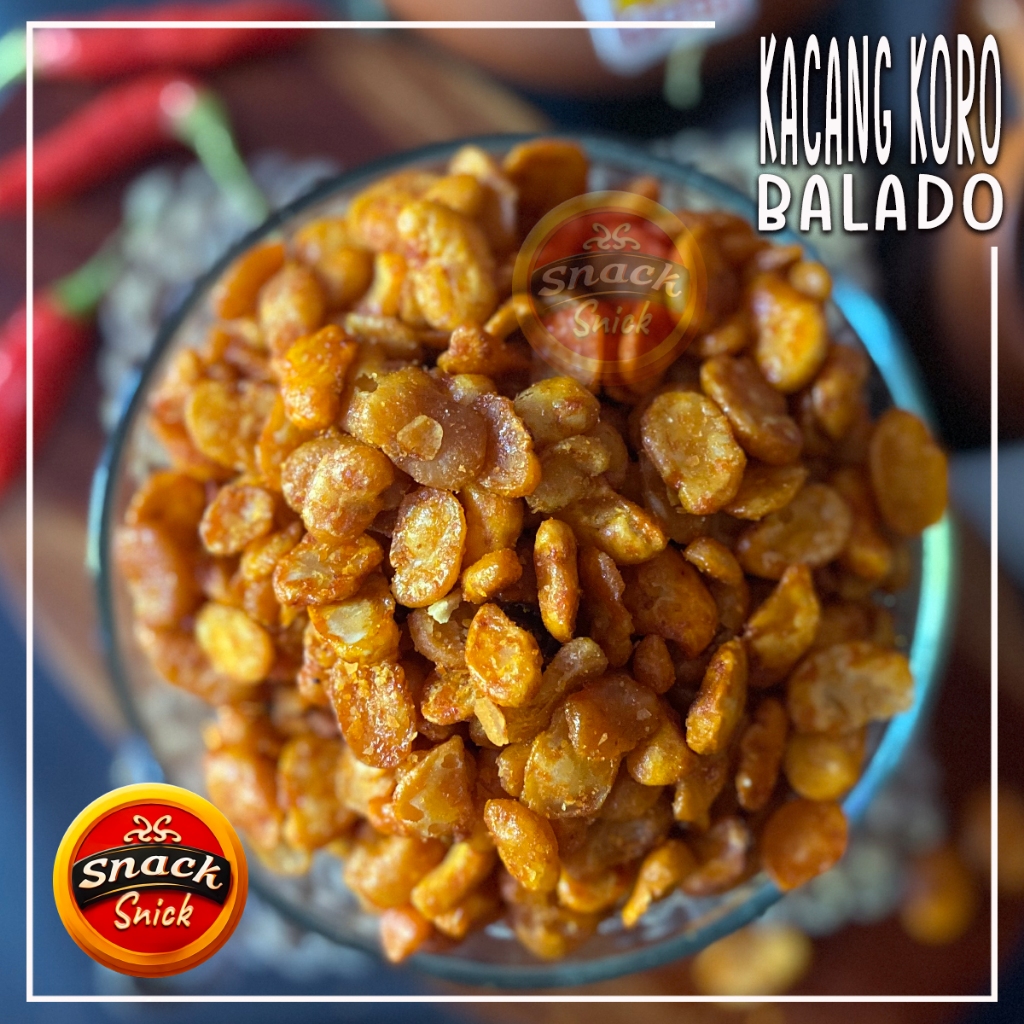 

kacang koro kupas balado 500gram