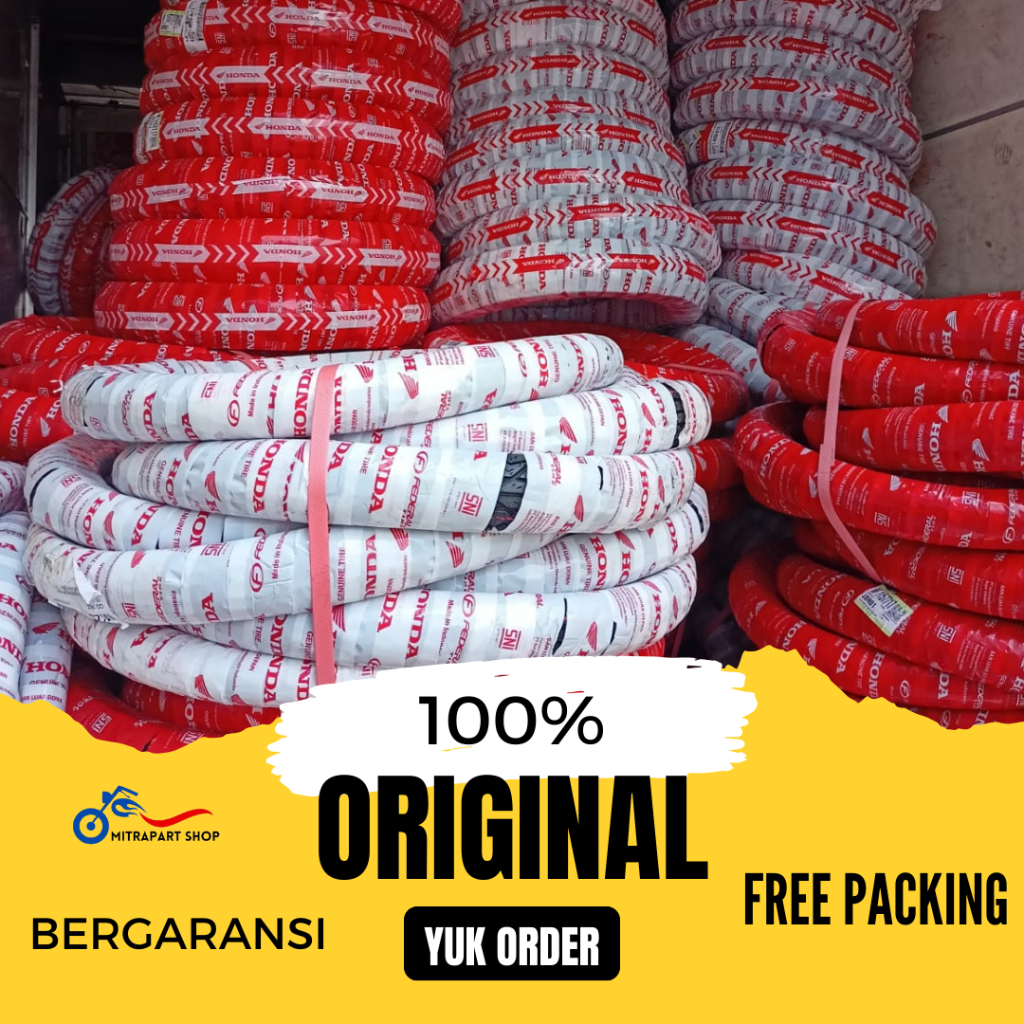 Ban 90/80-14 AHM Ban Luar Depan Tubles  44711 K59-A72 ORIGINAL FEDERAL HONDA