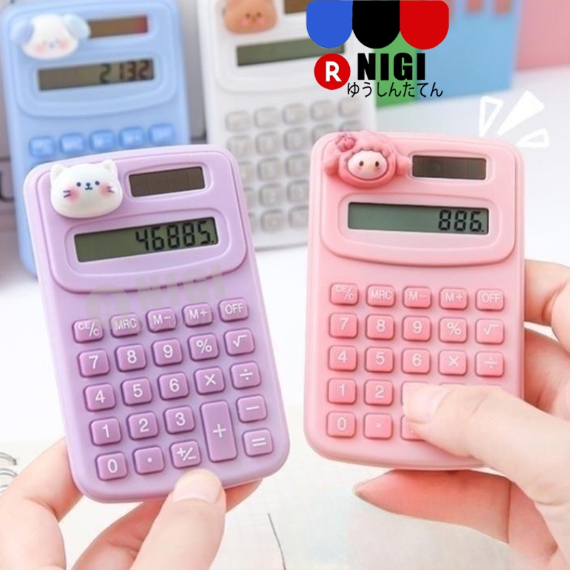 

NIGI Digit Electronic Calculator/Kalkulator Portable/Candy Color Mini