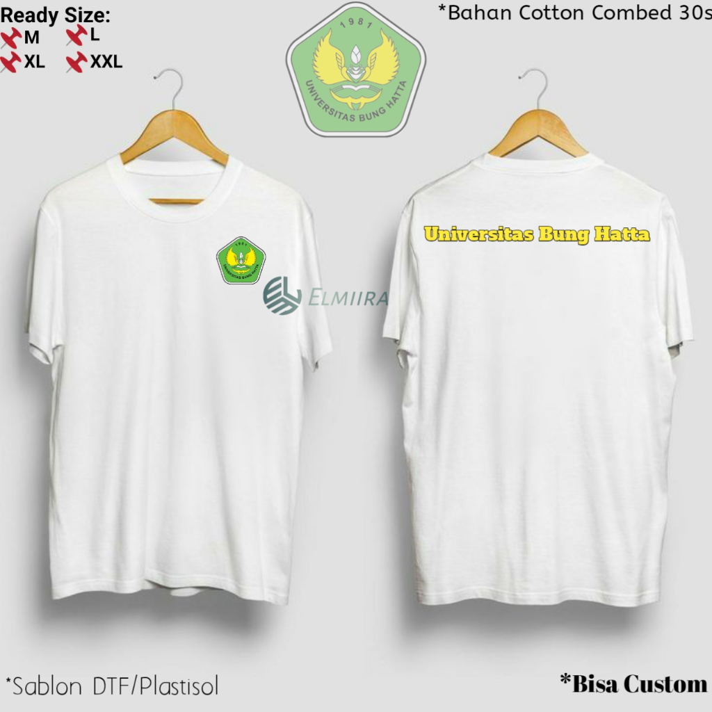 Kaos Universitas Bung Hatta Kaos Custom Sablon