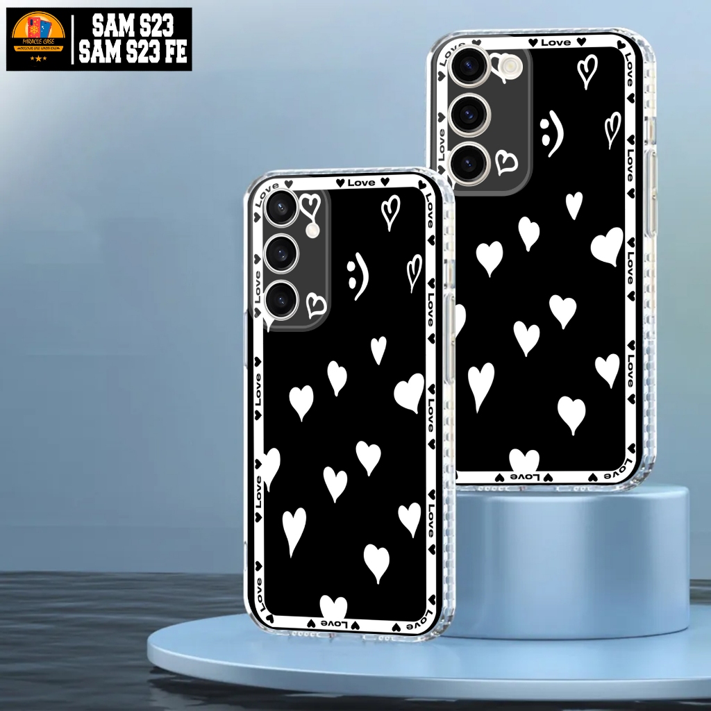 Case SAMSUNG S23 / SAMSUNG S23 FE - Casing SAMSUNG S23  Terbaru 2024 MIRACLE CASE [ MOTIF 23 ] Silik