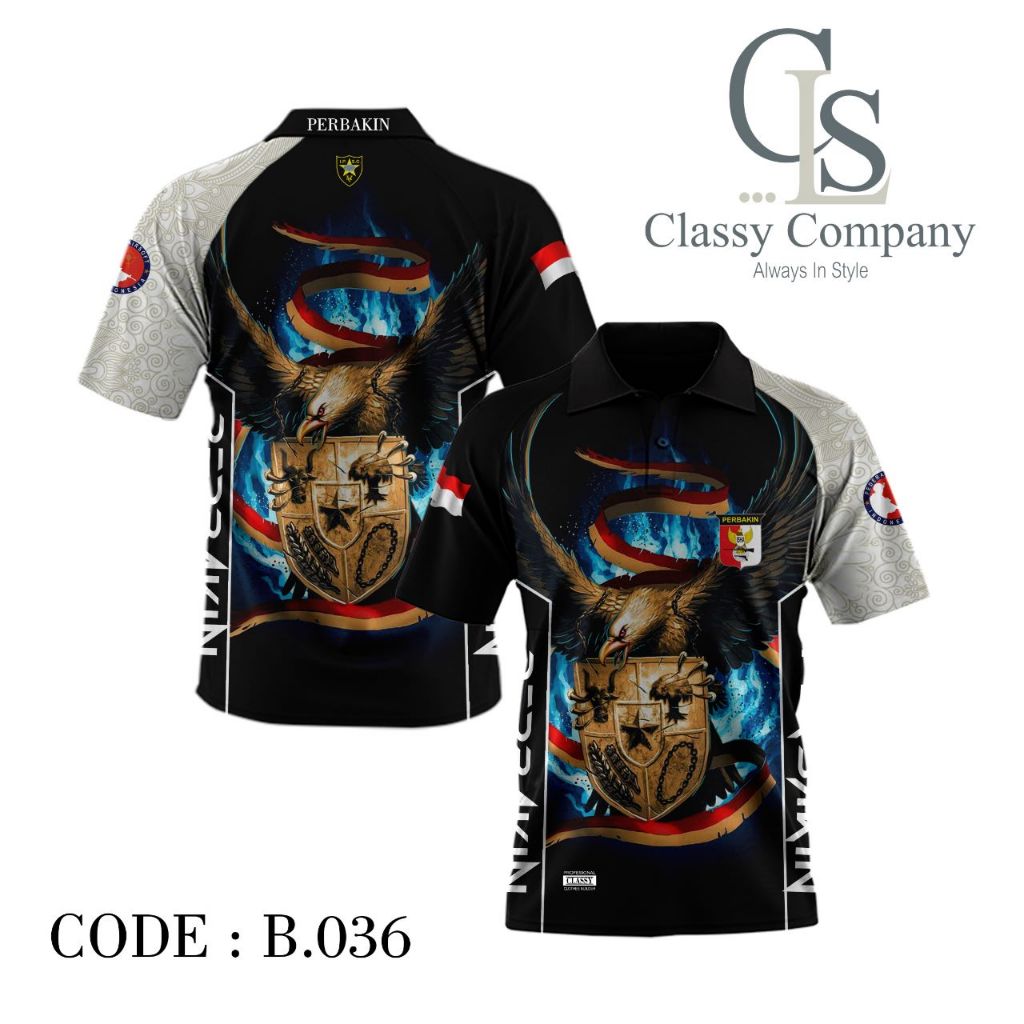 Classy Original Baju PERBAKIN Jersey Olahraga Menembak