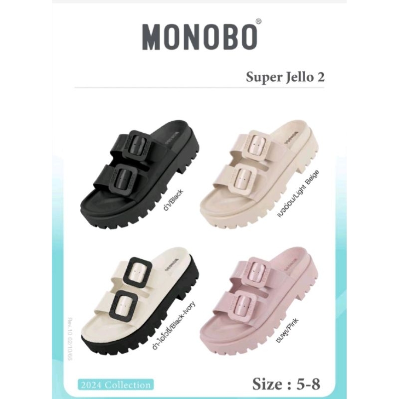 Ready Sandal Wanita Monobo Super Jello 2 Original Bangkok Thailand