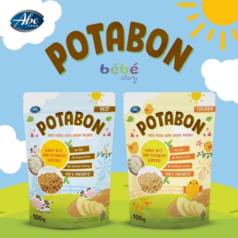 

ABE FOOD POTABON WITH CRISPY POTATO / ABON ANAK