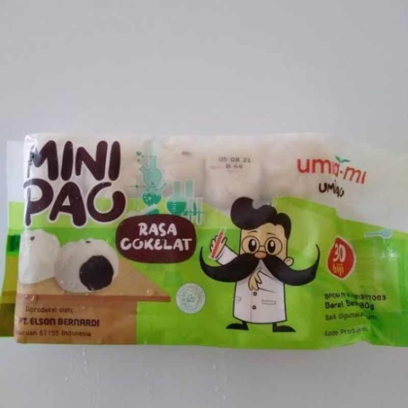 

Umi Ami Mini Pau Rasa Coklat / Bakpao Mini isi Cokelat | Isi 30 Biji