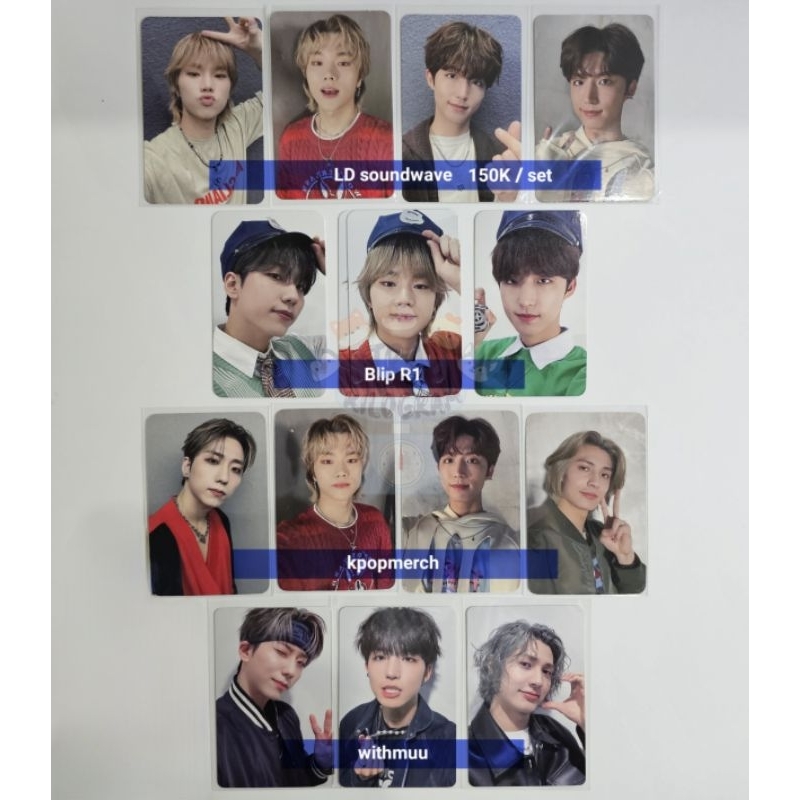 Xdinary Heroes Deadlock PO Benefit Photocard PC POB Gunil Jungsu Gaon Ode Junhan Jooyeon Lucku Draw 