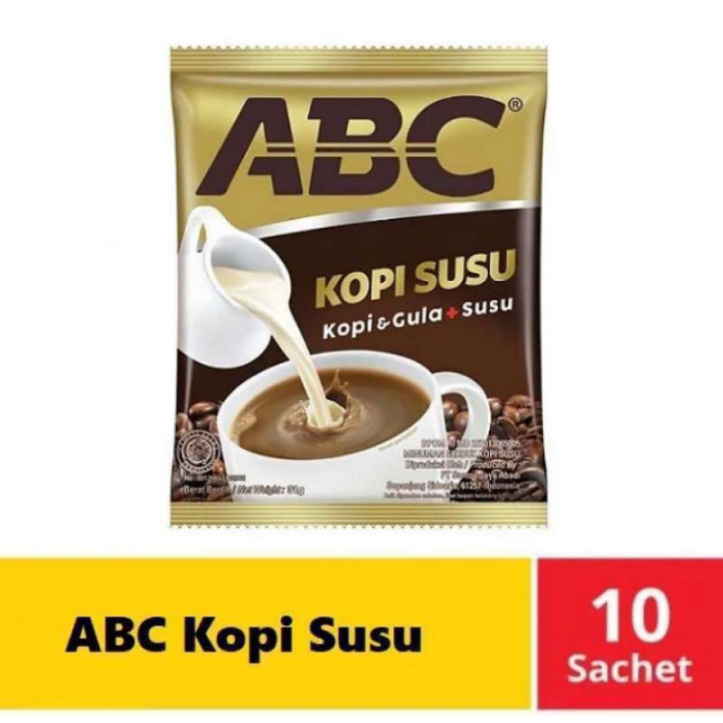 

ABC KOPI SUSU 1Renceng [10 sachet]