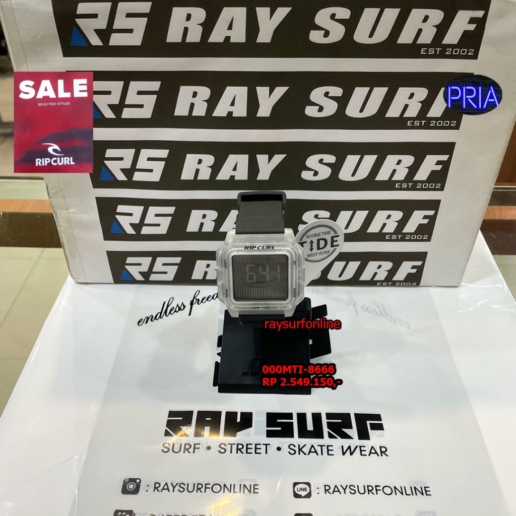 RAYSURF RIP CURL JAM TANGAN PRIA 000MTI-8666 ORIGINAL